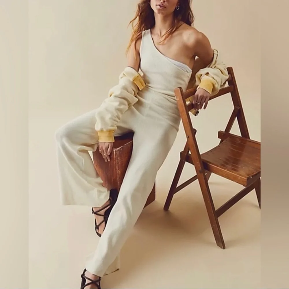 Free People Waverly Sweater One-Piece Jumpsuit